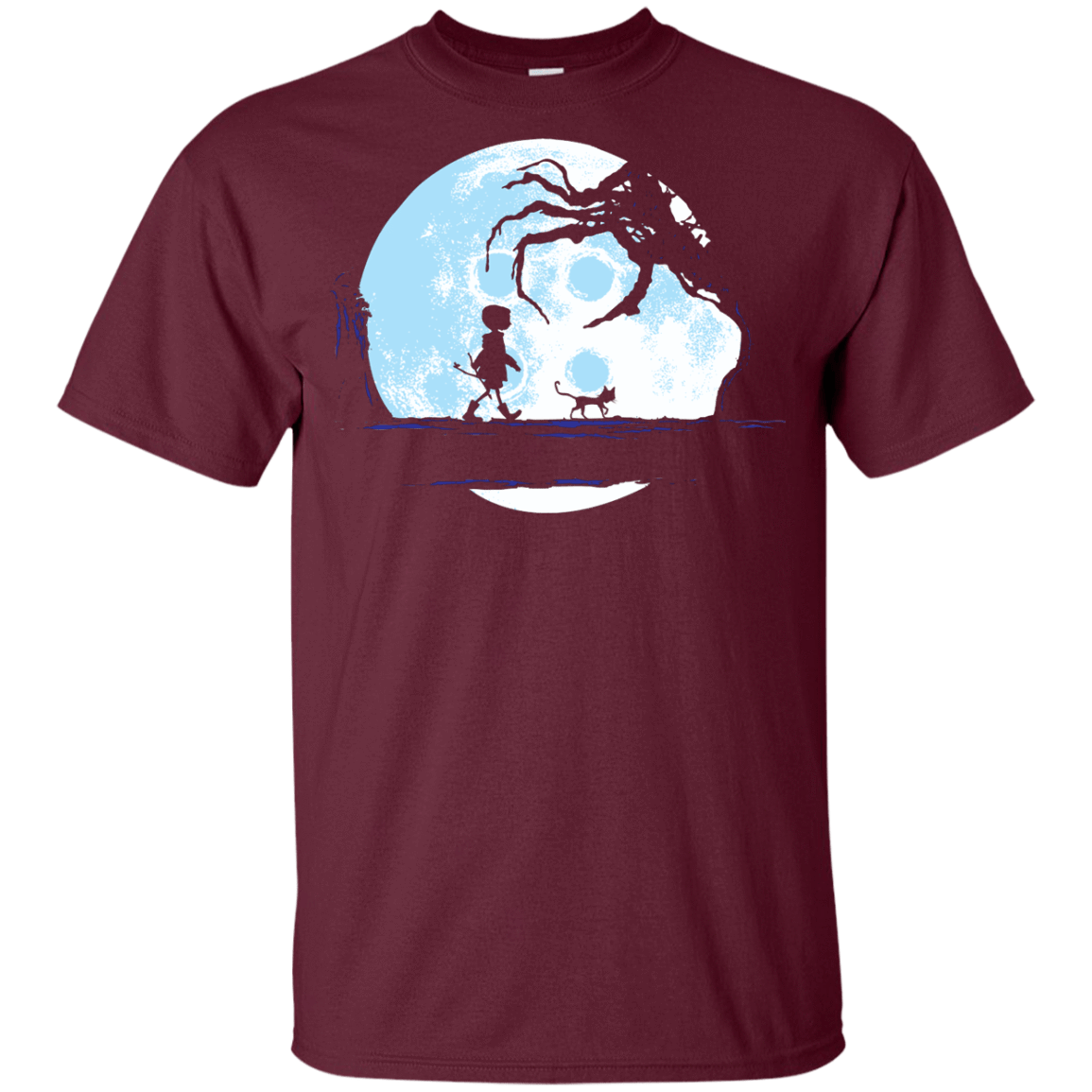 T-Shirts Maroon / YXS Perfect Moonwalk- Coraline Youth T-Shirt