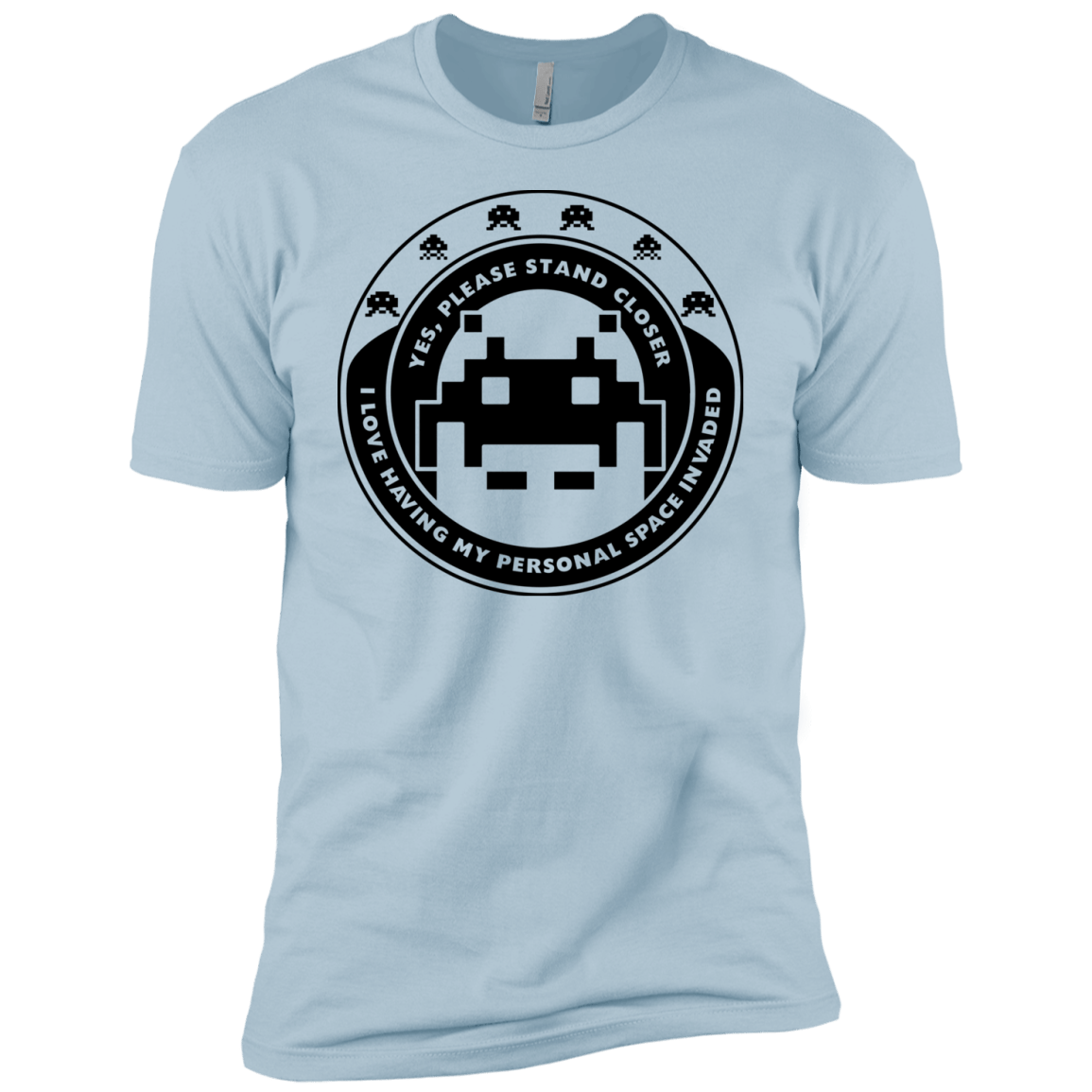 T-Shirts Light Blue / YXS Personal Space Invader Boys Premium T-Shirt