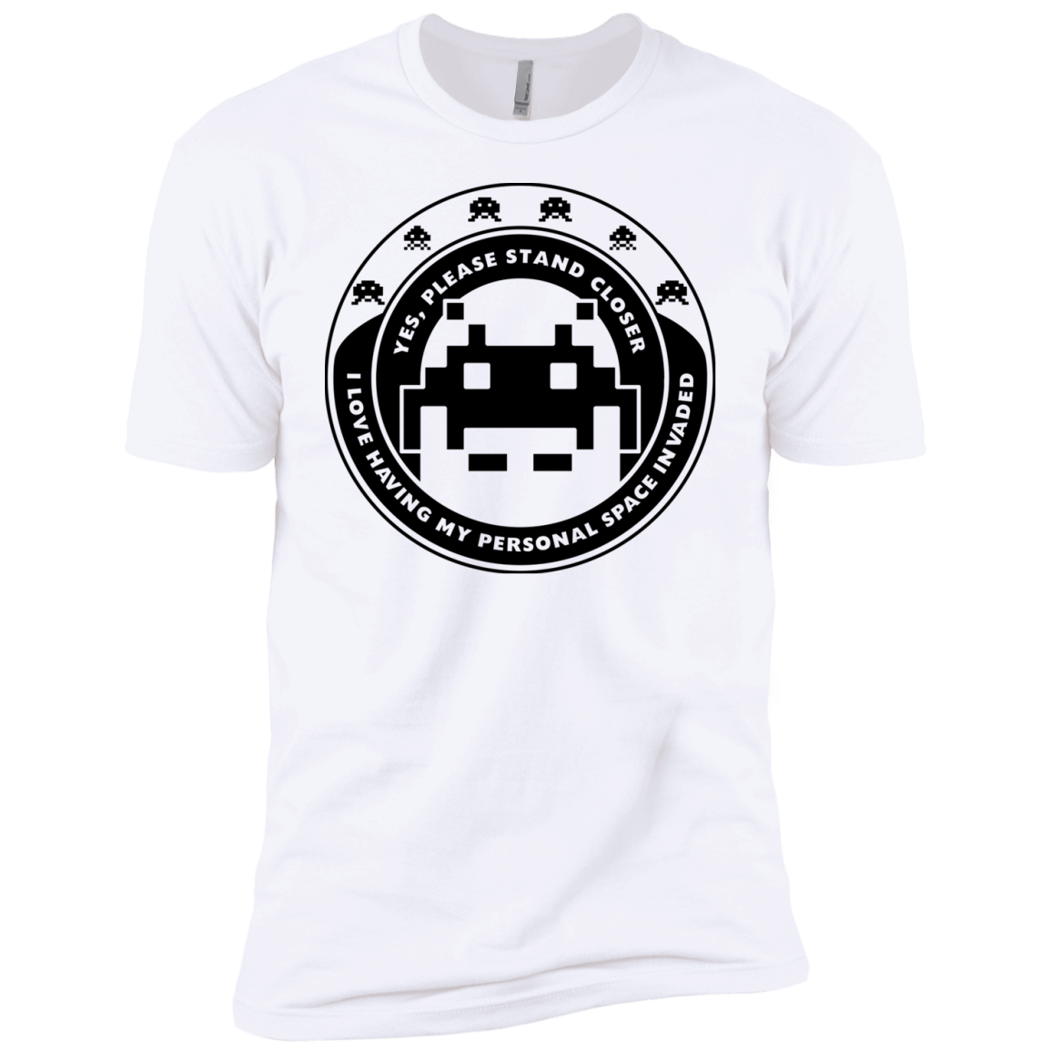 T-Shirts White / YXS Personal Space Invader Boys Premium T-Shirt