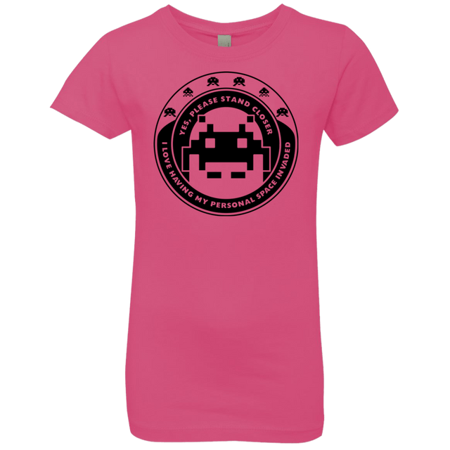 T-Shirts Hot Pink / YXS Personal Space Invader Girls Premium T-Shirt