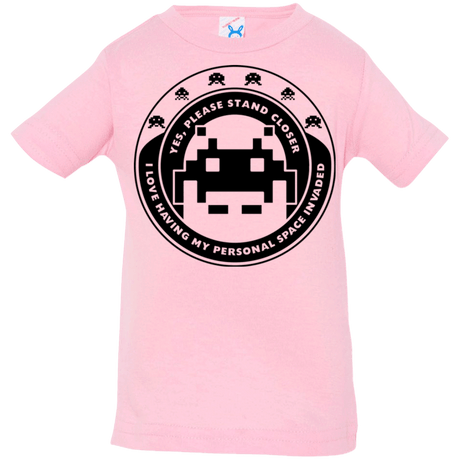 T-Shirts Pink / 6 Months Personal Space Invader Infant Premium T-Shirt