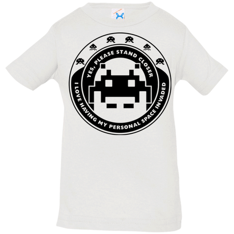T-Shirts White / 6 Months Personal Space Invader Infant Premium T-Shirt