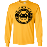 T-Shirts Gold / S Personal Space Invader Men's Long Sleeve T-Shirt