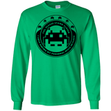 T-Shirts Irish Green / S Personal Space Invader Men's Long Sleeve T-Shirt