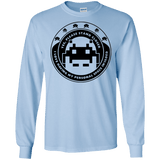 T-Shirts Light Blue / S Personal Space Invader Men's Long Sleeve T-Shirt