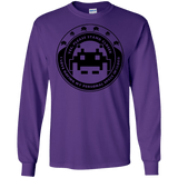 T-Shirts Purple / S Personal Space Invader Men's Long Sleeve T-Shirt