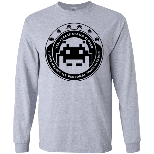 T-Shirts Sport Grey / S Personal Space Invader Men's Long Sleeve T-Shirt