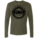 T-Shirts Military Green / S Personal Space Invader Men's Premium Long Sleeve