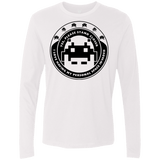 T-Shirts White / S Personal Space Invader Men's Premium Long Sleeve