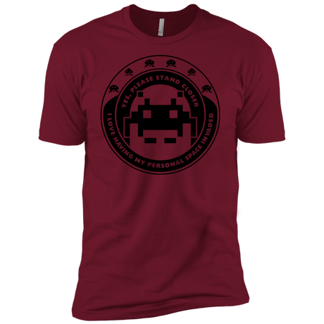 T-Shirts Cardinal / X-Small Personal Space Invader Men's Premium T-Shirt