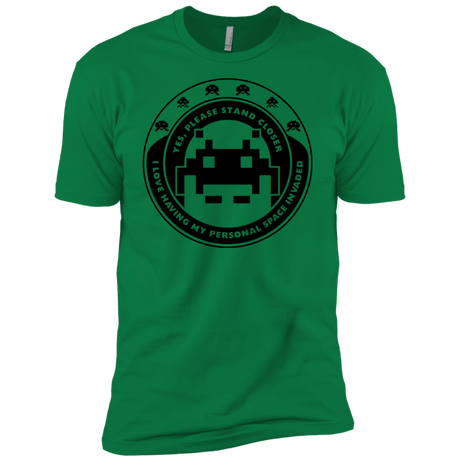T-Shirts Kelly Green / X-Small Personal Space Invader Men's Premium T-Shirt