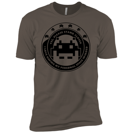 T-Shirts Warm Grey / X-Small Personal Space Invader Men's Premium T-Shirt