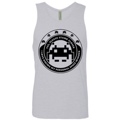 T-Shirts Heather Grey / S Personal Space Invader Men's Premium Tank Top