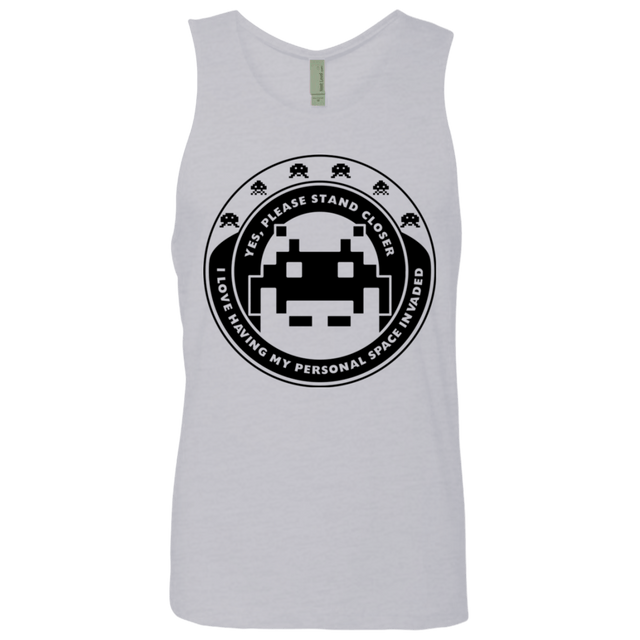 T-Shirts Heather Grey / S Personal Space Invader Men's Premium Tank Top