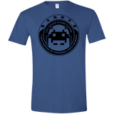 T-Shirts Heather Royal / X-Small Personal Space Invader Men's Semi-Fitted Softstyle