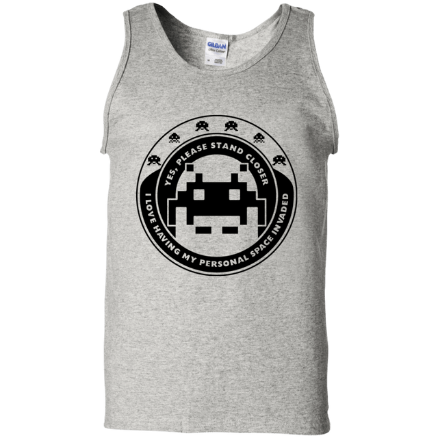 T-Shirts Ash / S Personal Space Invader Men's Tank Top