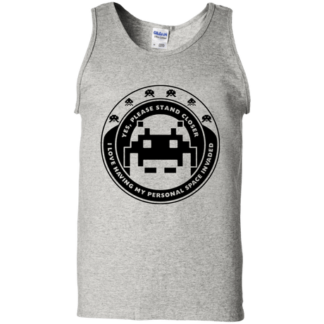 T-Shirts Ash / S Personal Space Invader Men's Tank Top