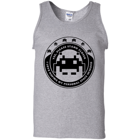 T-Shirts Sport Grey / S Personal Space Invader Men's Tank Top