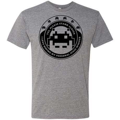T-Shirts Premium Heather / S Personal Space Invader Men's Triblend T-Shirt
