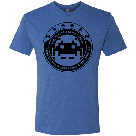 T-Shirts Vintage Royal / S Personal Space Invader Men's Triblend T-Shirt