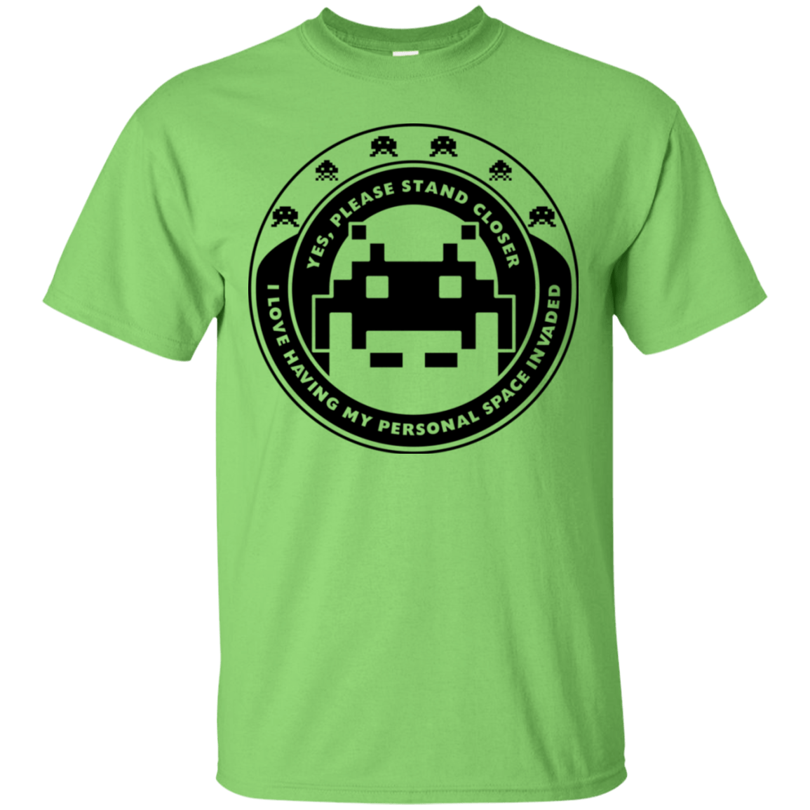 T-Shirts Lime / S Personal Space Invader T-Shirt