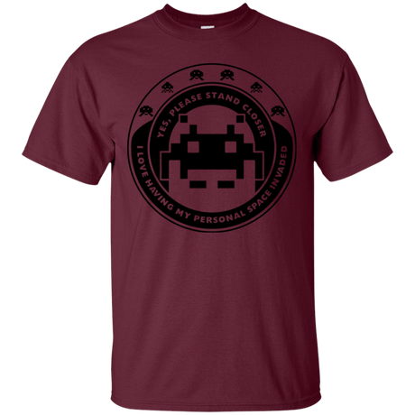 T-Shirts Maroon / S Personal Space Invader T-Shirt