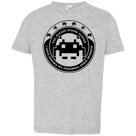 T-Shirts Heather Grey / 2T Personal Space Invader Toddler Premium T-Shirt