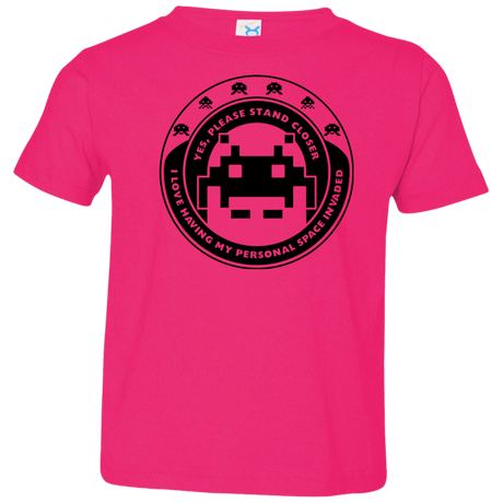 T-Shirts Hot Pink / 2T Personal Space Invader Toddler Premium T-Shirt