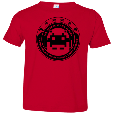 T-Shirts Red / 2T Personal Space Invader Toddler Premium T-Shirt