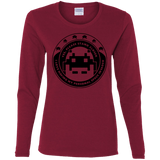 T-Shirts Cardinal / S Personal Space Invader Women's Long Sleeve T-Shirt