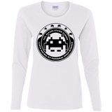 T-Shirts White / S Personal Space Invader Women's Long Sleeve T-Shirt