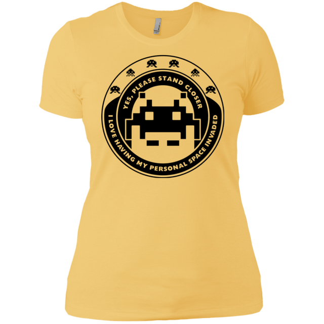 T-Shirts Banana Cream/ / X-Small Personal Space Invader Women's Premium T-Shirt