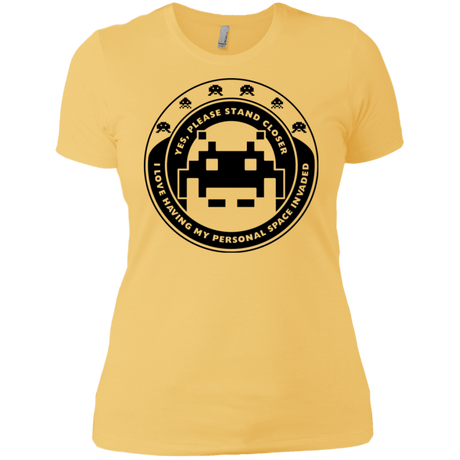 T-Shirts Banana Cream/ / X-Small Personal Space Invader Women's Premium T-Shirt