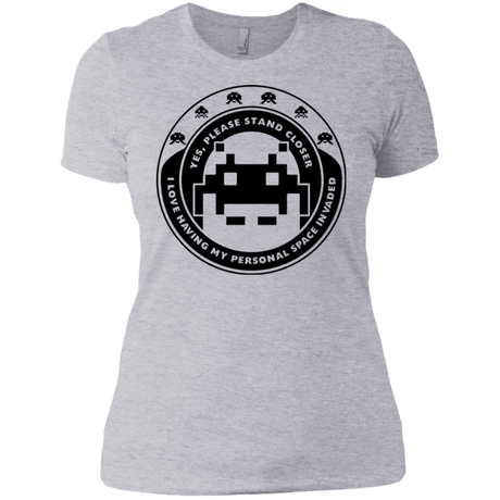 T-Shirts Heather Grey / X-Small Personal Space Invader Women's Premium T-Shirt