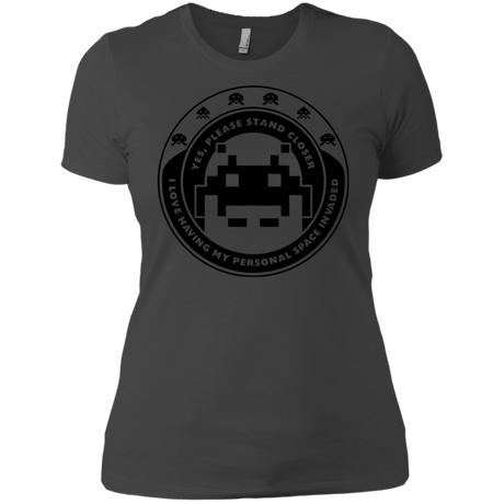 T-Shirts Heavy Metal / X-Small Personal Space Invader Women's Premium T-Shirt
