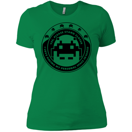 T-Shirts Kelly Green / X-Small Personal Space Invader Women's Premium T-Shirt