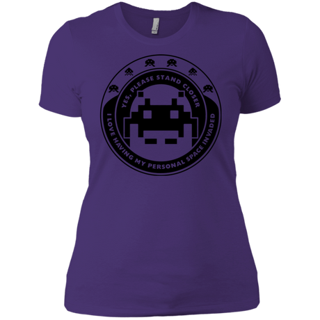 T-Shirts Purple Rush/ / X-Small Personal Space Invader Women's Premium T-Shirt