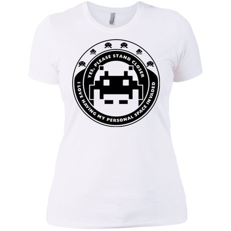 T-Shirts White / X-Small Personal Space Invader Women's Premium T-Shirt