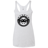 T-Shirts Heather White / X-Small Personal Space Invader Women's Triblend Racerback Tank