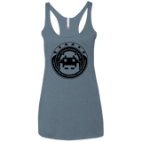 T-Shirts Indigo / X-Small Personal Space Invader Women's Triblend Racerback Tank