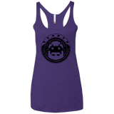T-Shirts Purple Rush / X-Small Personal Space Invader Women's Triblend Racerback Tank