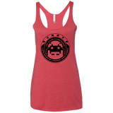 T-Shirts Vintage Red / X-Small Personal Space Invader Women's Triblend Racerback Tank