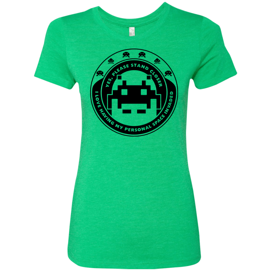 T-Shirts Envy / S Personal Space Invader Women's Triblend T-Shirt