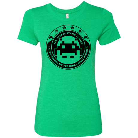 T-Shirts Envy / S Personal Space Invader Women's Triblend T-Shirt