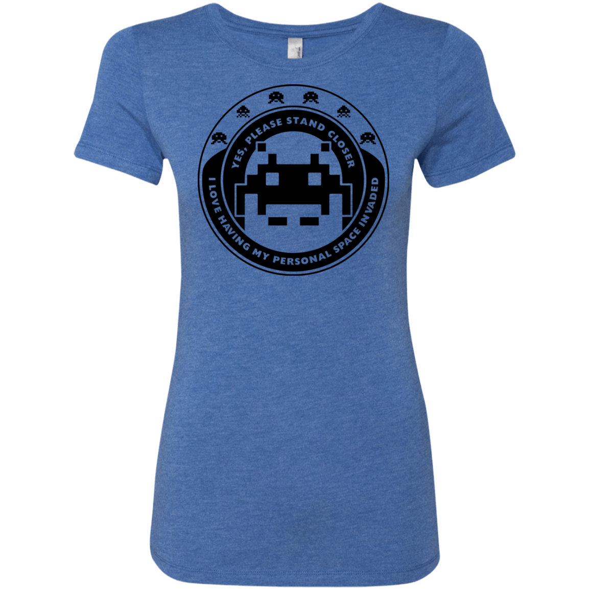 T-Shirts Vintage Royal / S Personal Space Invader Women's Triblend T-Shirt