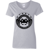 T-Shirts Sport Grey / S Personal Space Invader Women's V-Neck T-Shirt