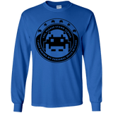 T-Shirts Royal / YS Personal Space Invader Youth Long Sleeve T-Shirt