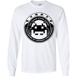 T-Shirts White / YS Personal Space Invader Youth Long Sleeve T-Shirt