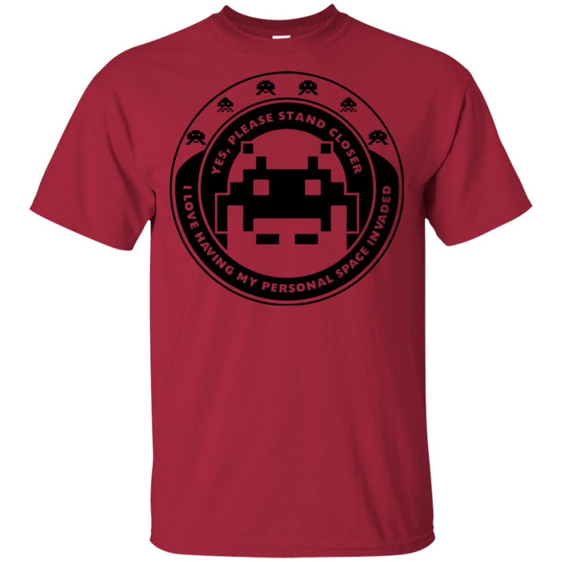 T-Shirts Cardinal / YXS Personal Space Invader Youth T-Shirt