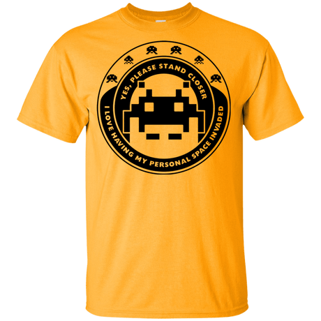 T-Shirts Gold / YXS Personal Space Invader Youth T-Shirt